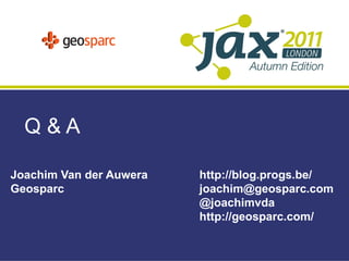 Projection + location (e.g. Mercator!) 