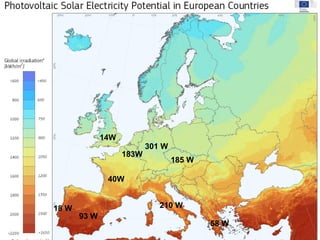 14W
                           301 W
                    183W
                                   185 W

               40W


18 W                          210 W
       93 W
                                           58 W
                                                  solar power for a better world…..
 