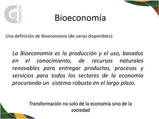 La Bioeconomía y la investigación: ejes fundamentales para el desarrollo territorial de Colombia