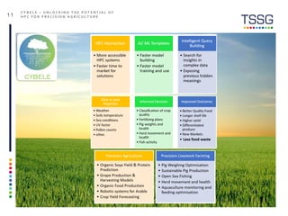 1 1
C Y B E L E – U N L O C K I N G T H E P O T E N T I A L O F
H P C F O R P R E C I S I O N A G R I C U L T U R E
 