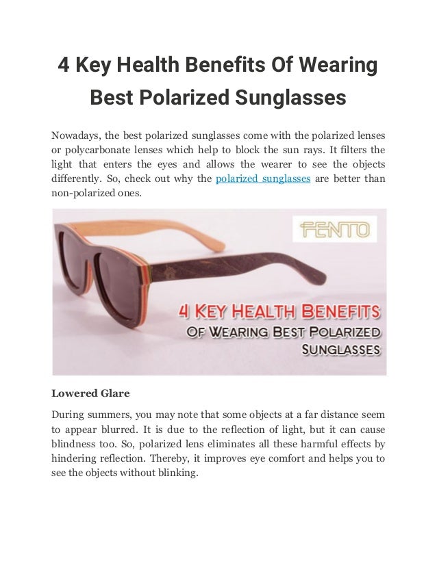 why polarized sunglasses are best