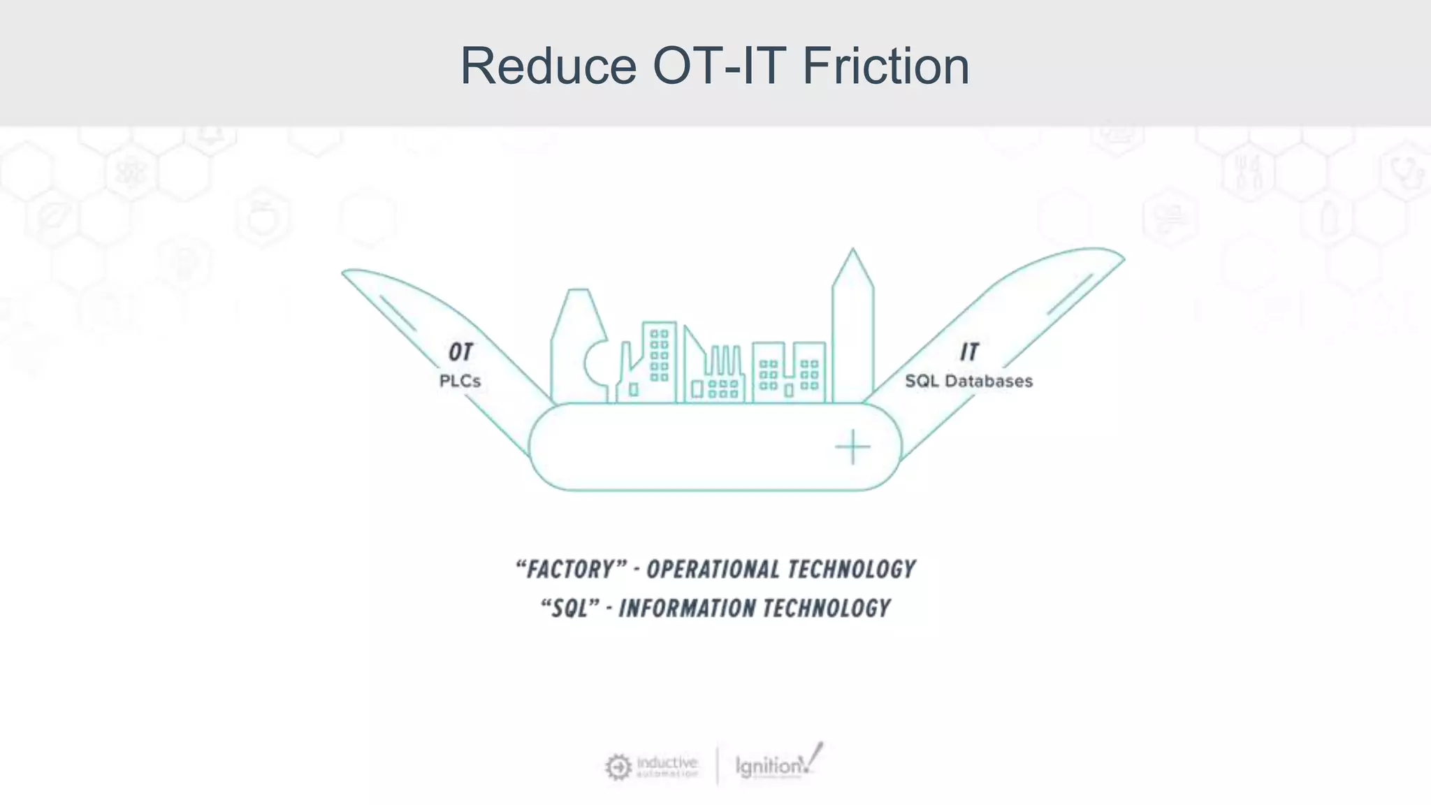 Reduce OT-IT Friction
 
