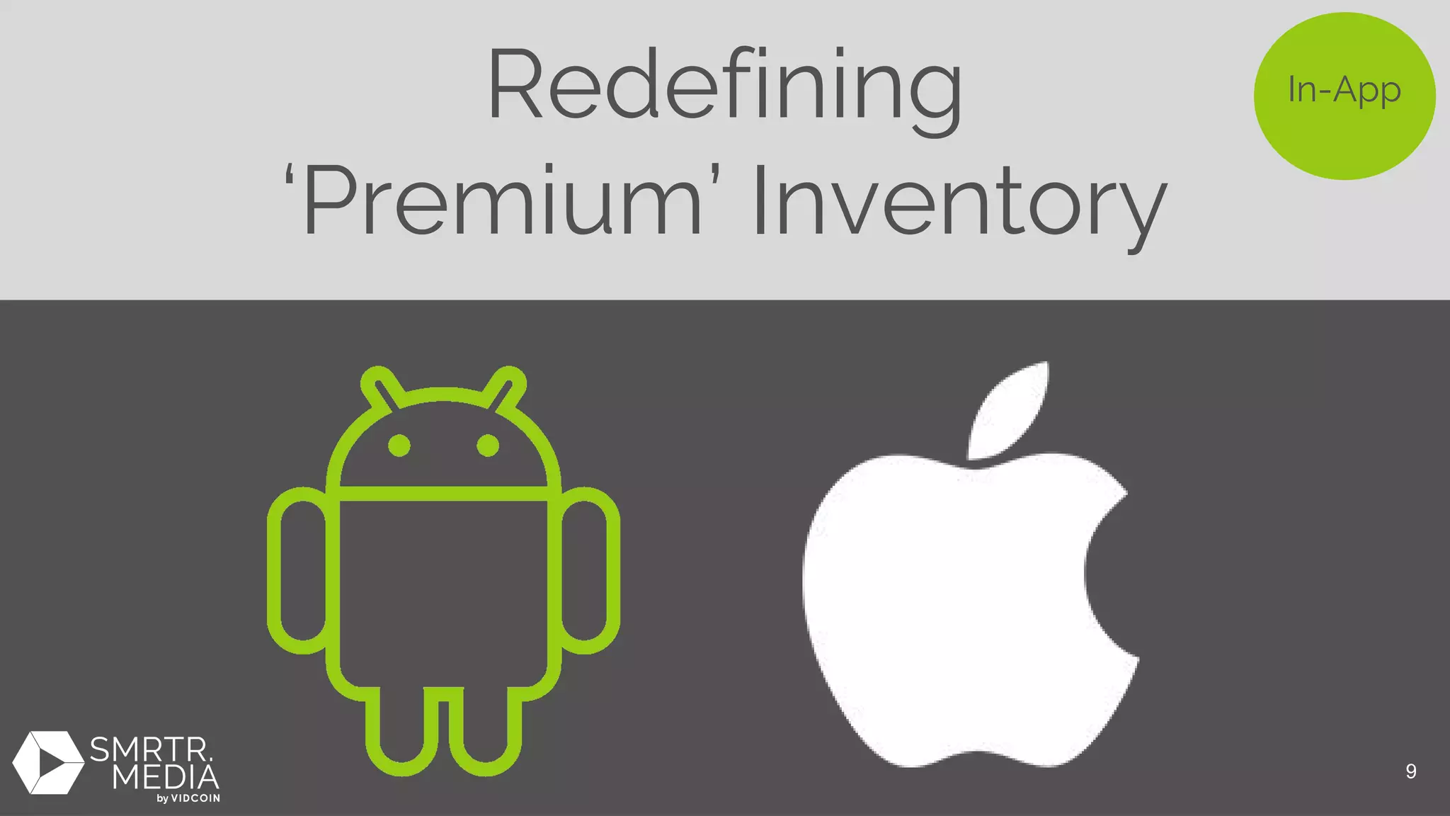 In-AppRedefining
‘Premium’ Inventory
9
 