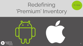 In-AppRedefining
‘Premium’ Inventory
9
 