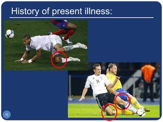 History of present illness:
15
 