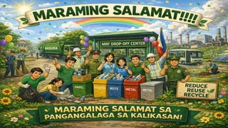 Mga Programa at Pagkilos ng Iba't Ibang Sektor para sa Pangangalaga ng Kapaligiran