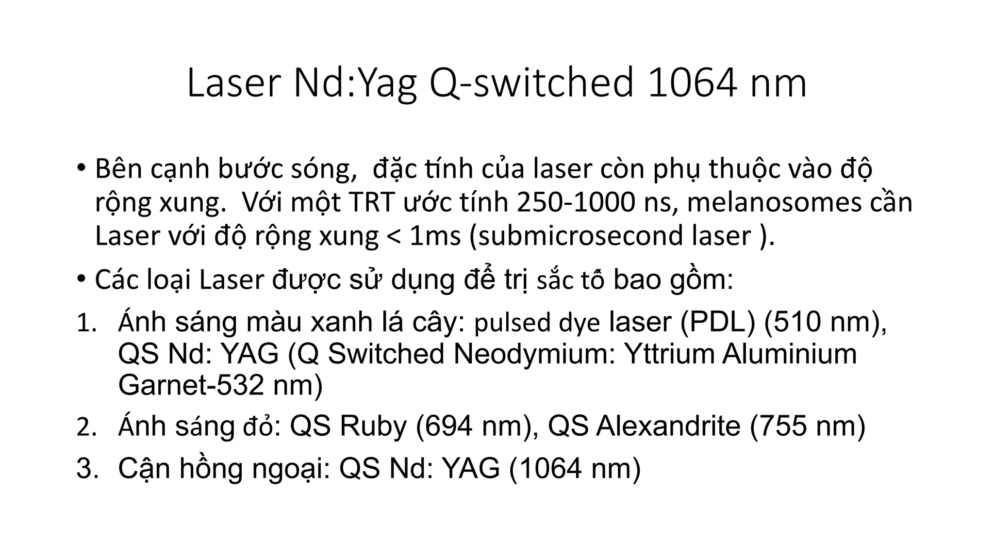 ĐIỀU TRỊ NEVUS OF HORI BẰNG LASER ND:YAG Q - SWHITCHED 1064 NM | PDF