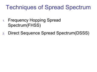 Topic: Spread Spectrum | PPT