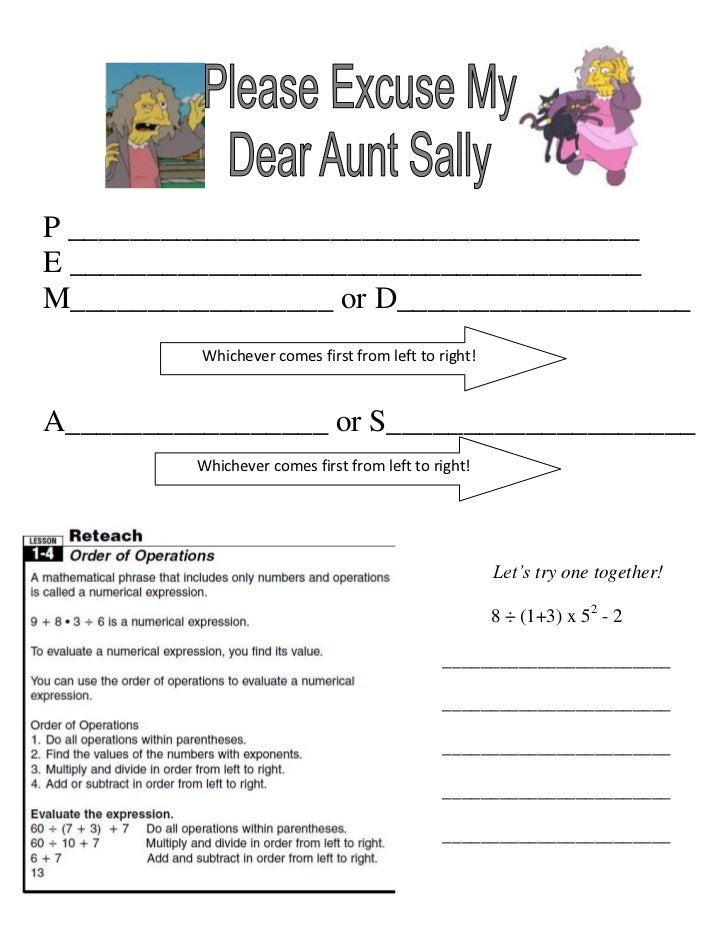 4 lesson 1 4 order of operations