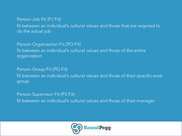 person organization fit