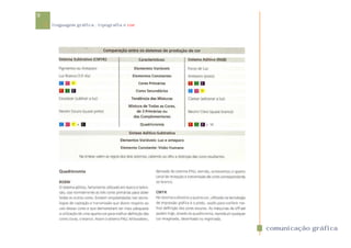 9
    linguagem gráfica . tipografia e cor




                                           comunicação gráfica
 