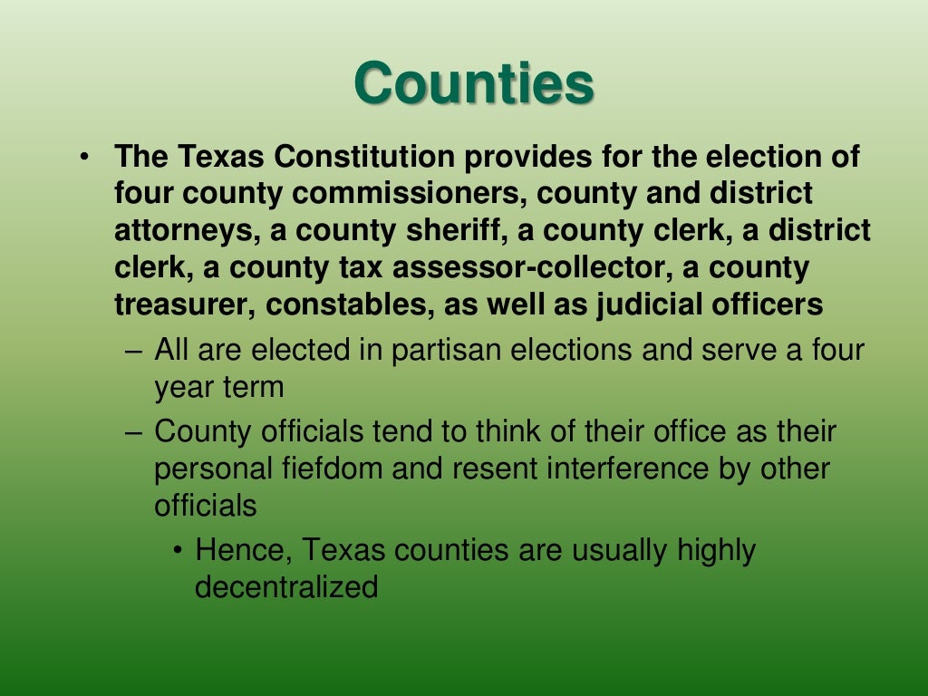 4 local government in texas