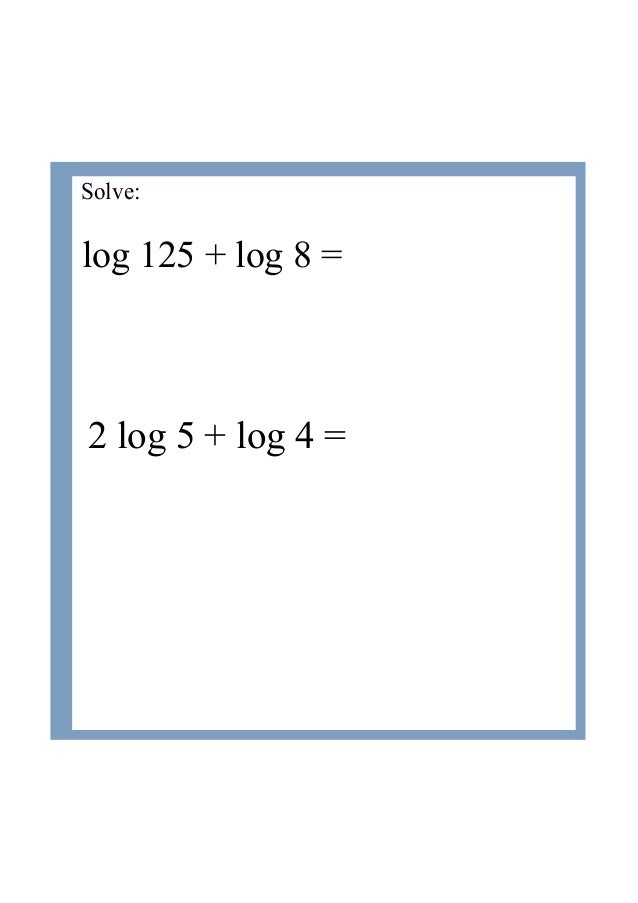 log laws