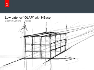Low Latency “OLAP” with HBase
     Cosmin Lehene | Adobe




© 2012 Adobe Systems Incorporated. All Rights Reserved. Adobe...
