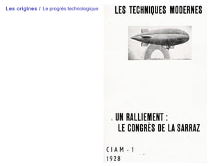Les origines / Le progrès technologique
 