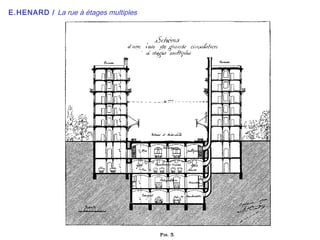 E.HENARD / La rue à étages multiples
 