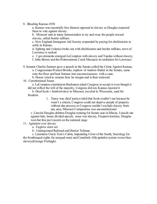 4 main causes of the civil war and sectional controversy