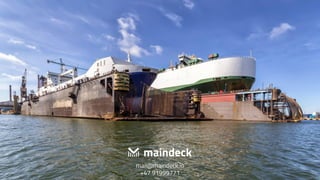 mail@maindeck.io
+47 91999771
 