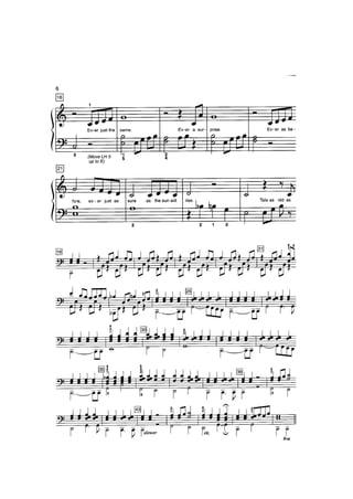 beauty and the beast - 4 mains piano   