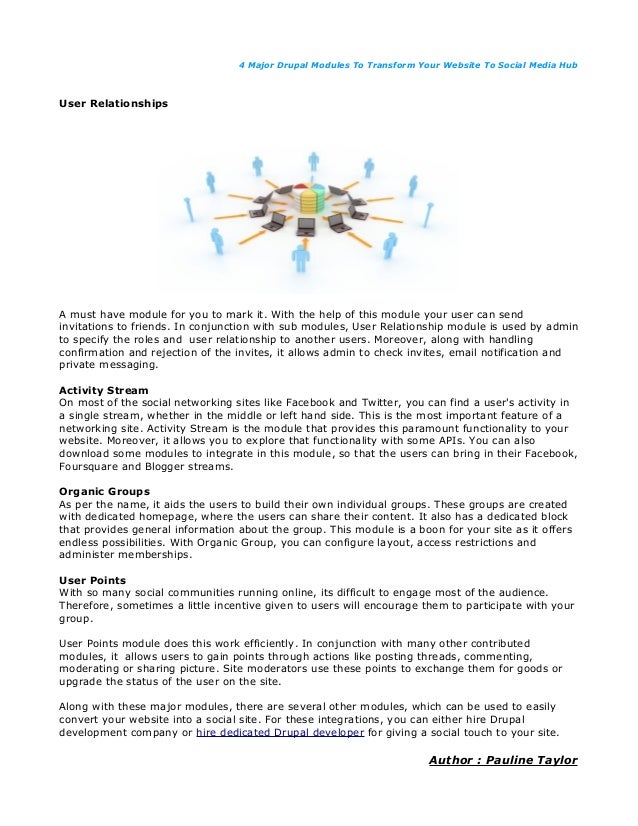 4 Major Drupal Modules To Transform Your Website To Social Media Hub