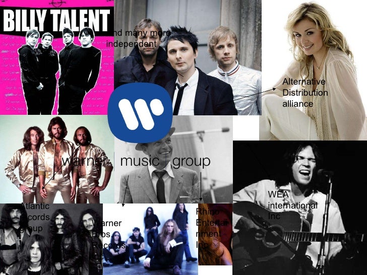 What are the four major record labels