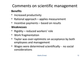 4 management theories | PPT