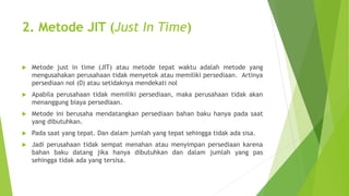 4 manajemen persediaan | PPTX