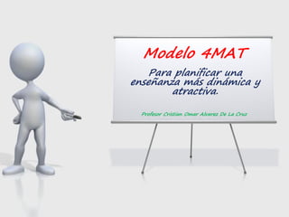 Modelo 4MAT
Para planificar una
enseñanza más dinámica y
atractiva.
Profesor Cristian Omar Alvarez De La Cruz
 