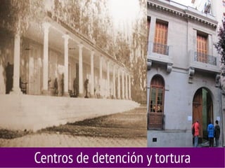 Centros de detención y tortura

 