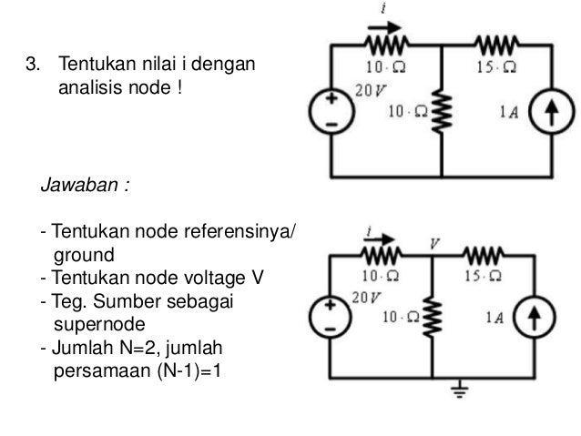 Contoh Soal Rangkaian Listrik Analisis Mesh
