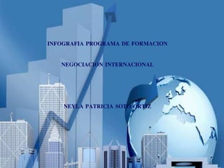 INFOGRAFIA PROGRAMA DE FORMACION
NEGOCIACION INTERNACIONAL
NEYLA PATRICIA SOTO ORTIZ
 