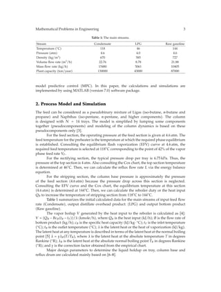 4 modeling and control of distillation column in a petroleum process | PDF