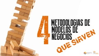 MODELOS DE
NEGOCIOS
METODOLOGIAS DE
 