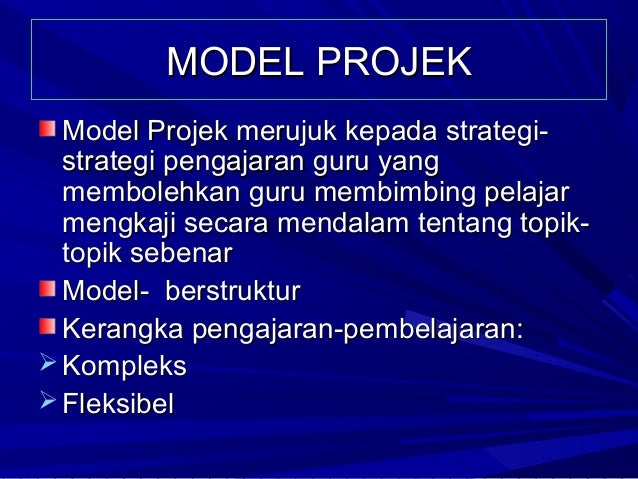 4 model pengajaran
