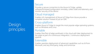 Secure
Cloud managed
Cross-platform
Portable
Extensible
Design
principles
 