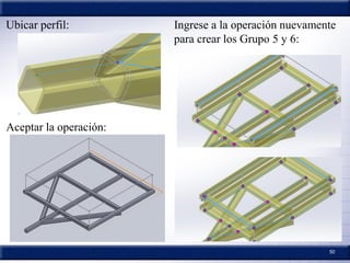50
Ubicar perfil:
Aceptar la operación:
Ingrese a la operación nuevamente
para crear los Grupo 5 y 6:
 