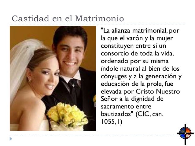 Resultado de imagen para Castidad y matrimonio