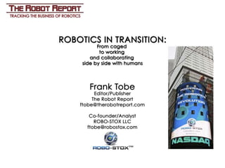 Frank Tobe on Skolkovo Robotics 2014