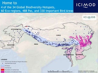Home to
4 of the 34 Global Biodiversity Hotspots,
60 Eco-regions, 488 Pas, and 330 Important Bird Areas

 