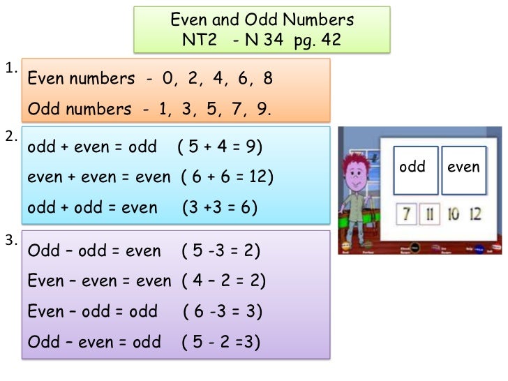 book n34 odd and even even odd