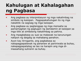 Apat Na Diskurso Ng Kasanayan Sa Retorika Tekstong Literari - pagbabasa