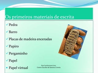 O que é a biblioteca?Trata-se de um local onde se guarda e manuseia omaterial escrito.Arquivos antes de bibliotecas; + tarde  orações.