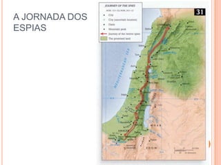 25.1,2 Por ordem de Balaão (31.16) as midianitas levam os
israelitas a adorar Baal, com isso morre toda geração que
saira do Egito, exceto Calebe e Josué (26.65).
25.11-15 Finéias, neto de Araão, foi zeloso ao matar o israelita
e afastou a ira de Deus que lhe faz-se uma aliança de paz.
26.51 O censo mostra o tamanho da força militar, 601.730
homens (2.000 homens a menos que o 1º censo realizado 30
anos antes).
26.53,55 Começa a divisão das terras por sorteio.
27.3,4 A lei é readequada às mulheres.
27.18 Josué deve suceder a Moisés.
As mãos externam o desejo da pessoa; impor as mãos é
simbólico, significa identificar-se com alguém em sua obra
para o Senhor. 19
 