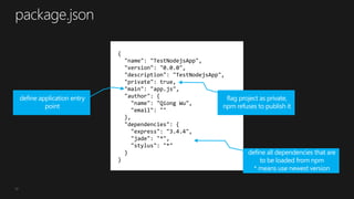 17
{
"name": "TestNodejsApp",
"version": "0.0.0",
"description": "TestNodejsApp",
"private": true,
"main": "app.js",
"author": {
"name": "Qiong Wu",
"email": ""
},
"dependencies": {
"express": "3.4.4",
"jade": "*",
"stylus": "*"
}
}
 