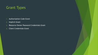 (4) OAuth 2.0 Obtaining Authorization | PPT
