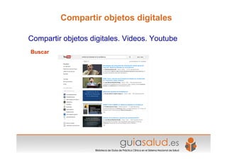 Buscar
Compartir objetos digitales. Videos. Youtube
Compartir objetos digitales
 