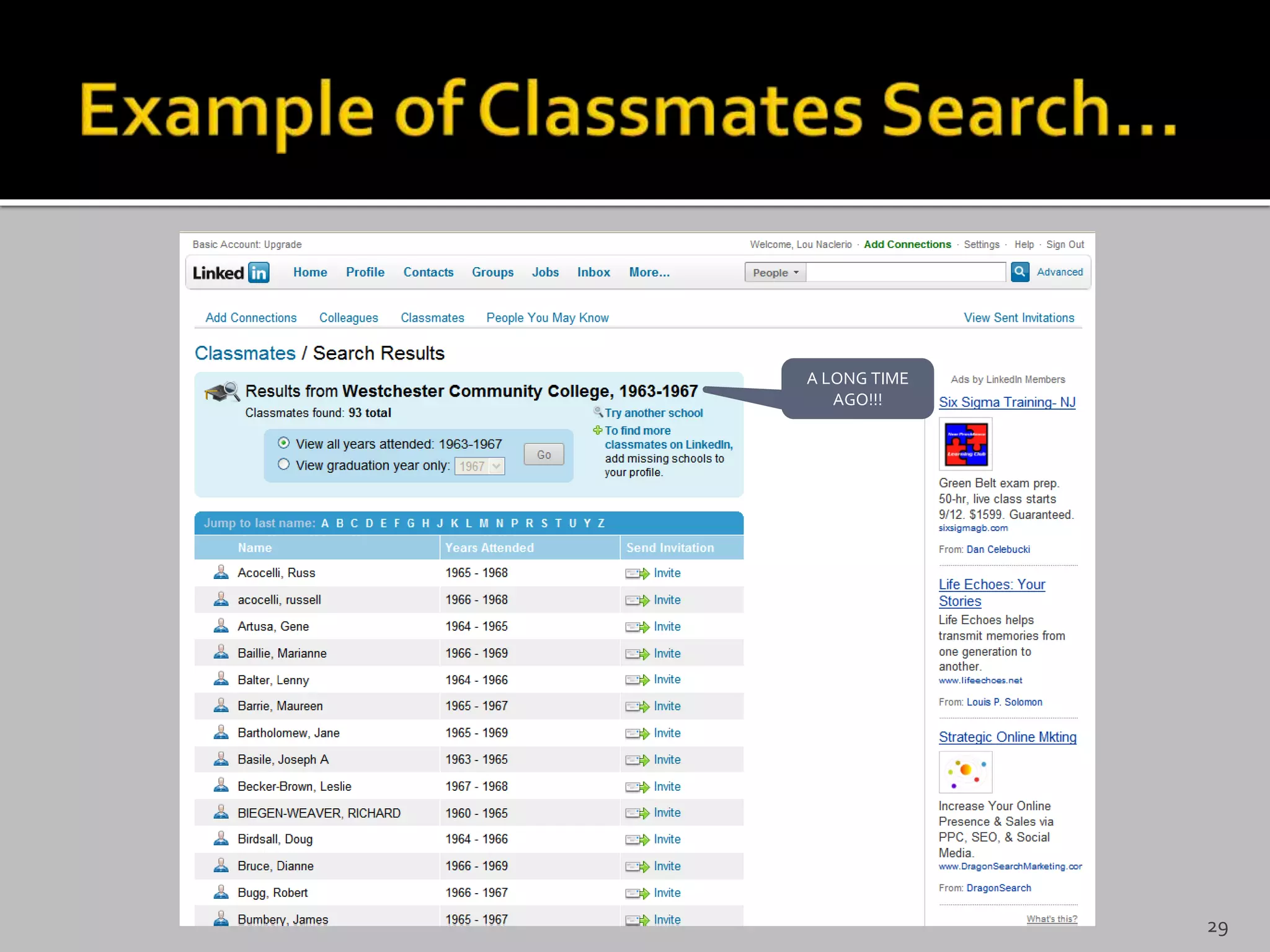 A LONG TIME
AGO!!!
29
 