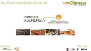 http://www.conectabioenergia.org/ 
Organizan Patrocinan 
 