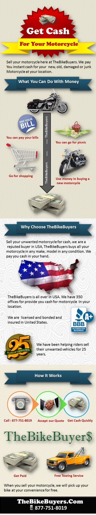Get Cash For Motorcycle