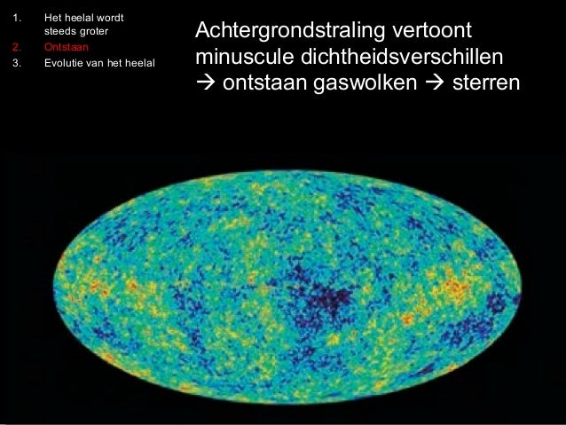 4 ontstaan en evolutie van het heelal